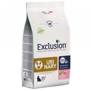 EXCLUSION CAT URINARY sausā barība kaķiem Cūkgaļa, rīsi 1.5kg